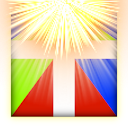 [Jesus returns icon.]